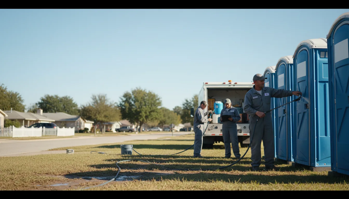 Long-Term Portable Toilet Rental in Ore City, TX near me